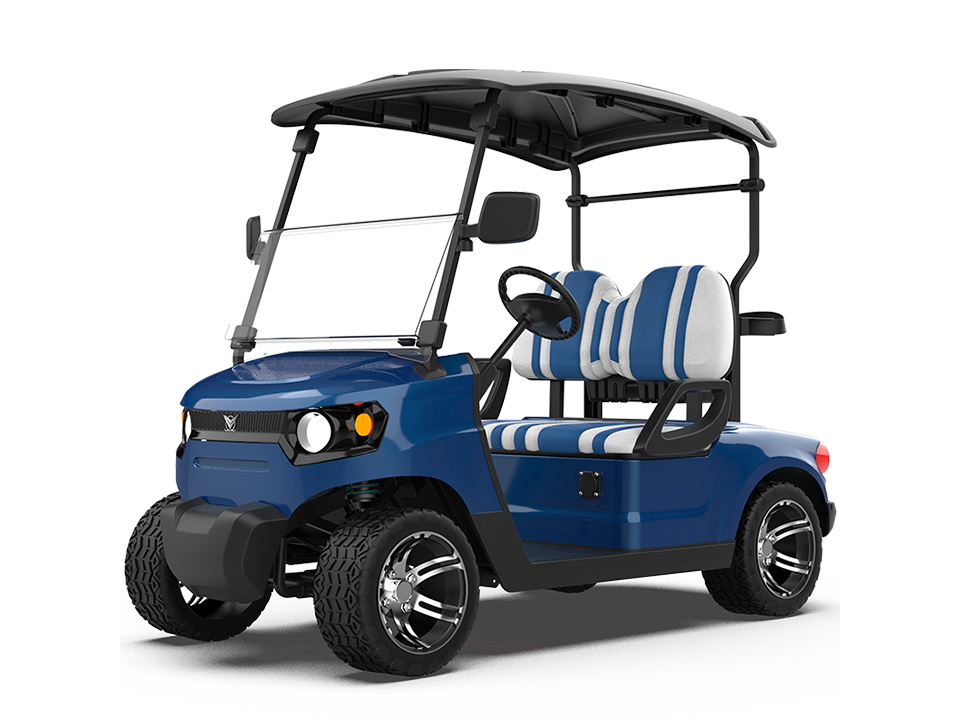 electric golf carts blue