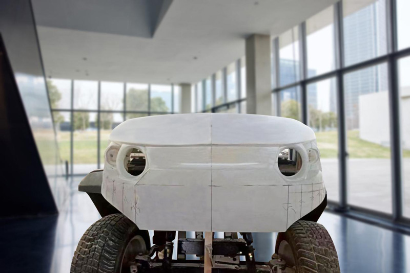 a new golf cart car put into production
