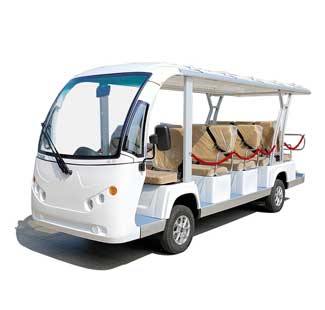 17 Seater Electric Shuttle Bus Closed Type