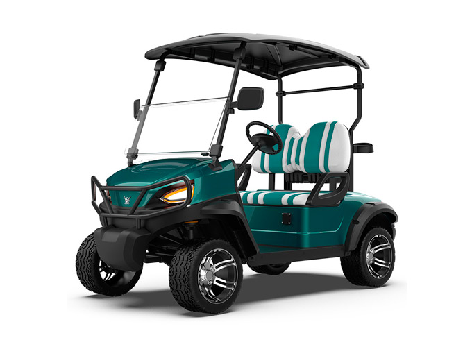 lifted electric golf cart