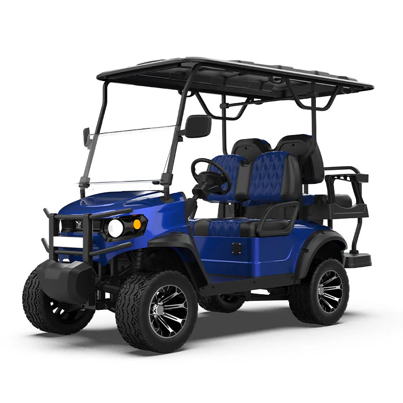 GFL 2+2 Blue Seater Lifted Golf Cart