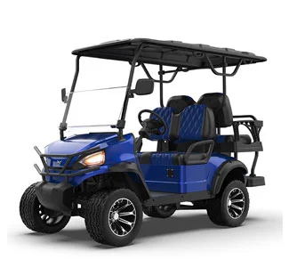 GGL 2+2 Seater Blue Lifted Golf Cart