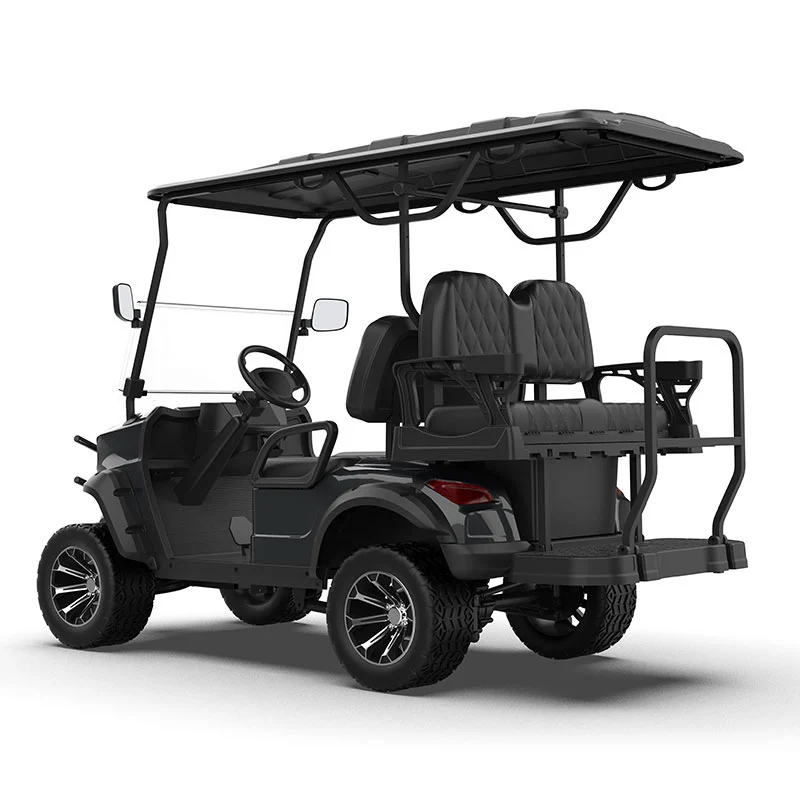 ggl 22 seater black lifted golf cart5