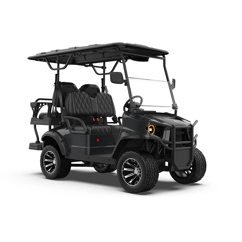 ghl 22 seater black lifted golf cart6