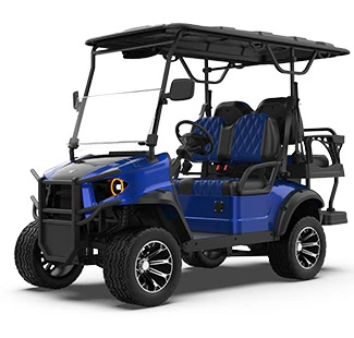 GHL 2+2 Seater Blue Lifted Golf Cart