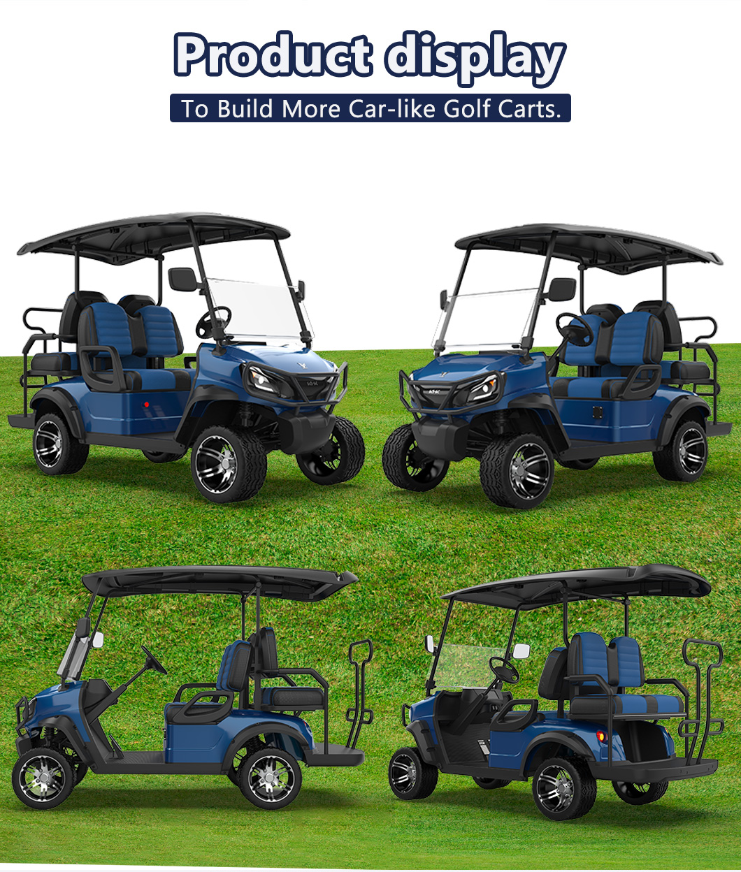 GKL 2+2 Seater  Lifted Golf Cart
