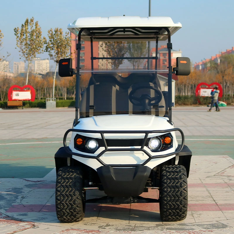 Electric Lifted Golf Cart Embark on a Unique Golf Journey Through the Verdant Greens!