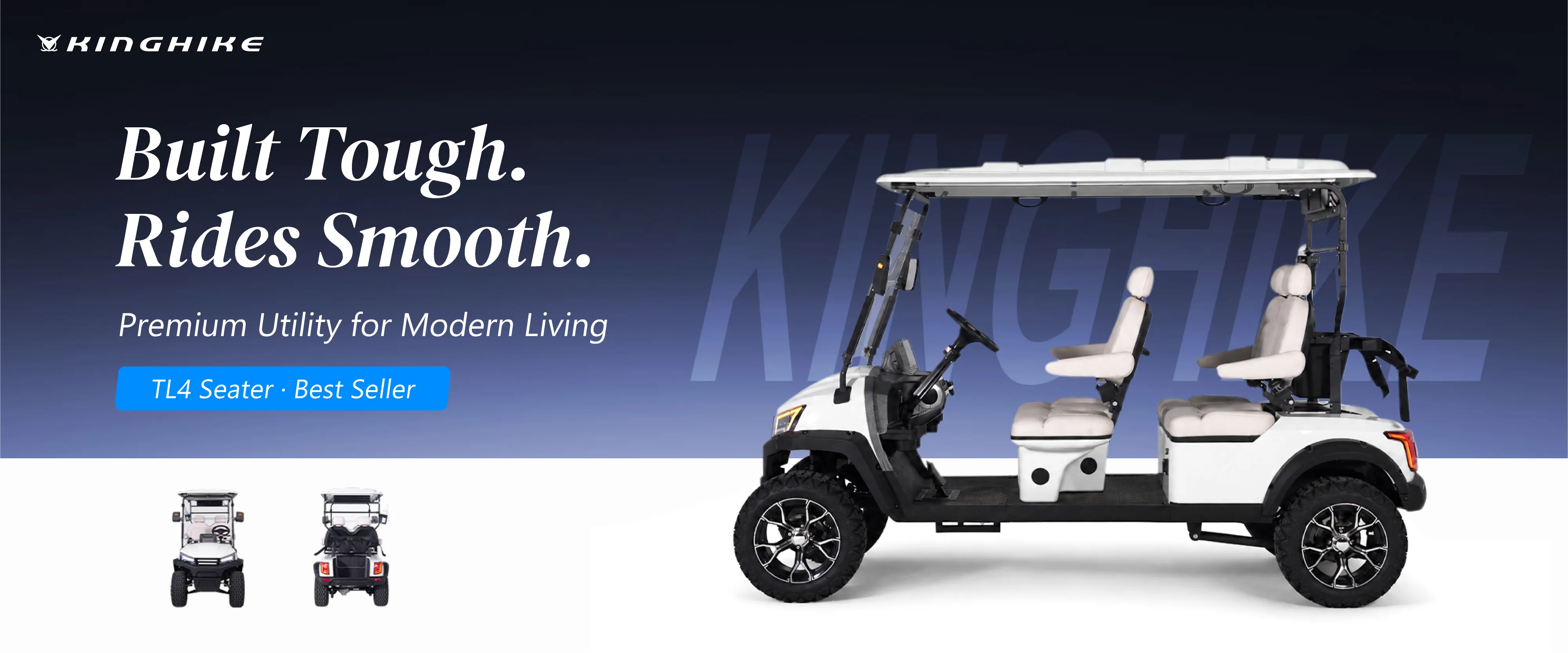 4 Seater Electric Lifted Golf Cart